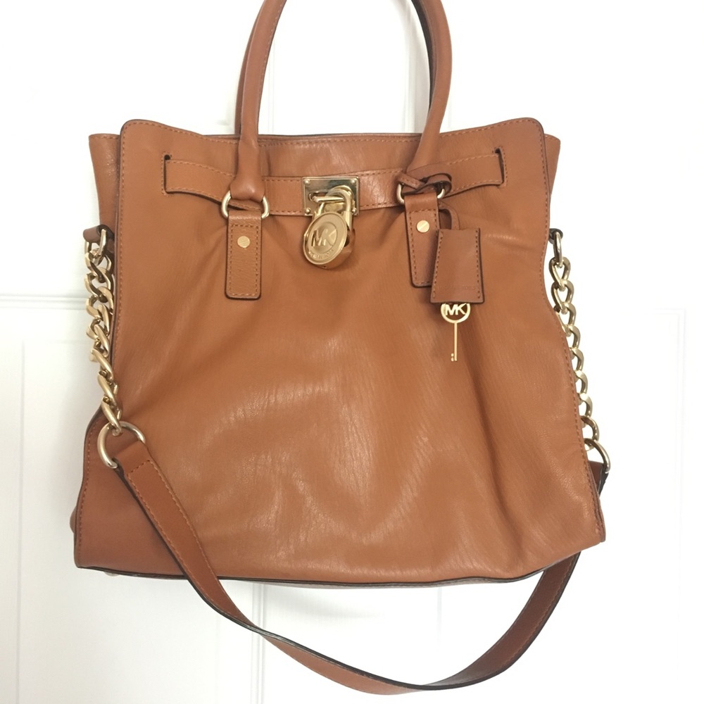 Michael Kors Leather Bag Cognac